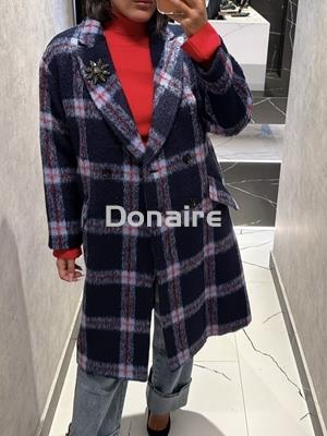 Abrigo cuadros Koralline - Imagen 2