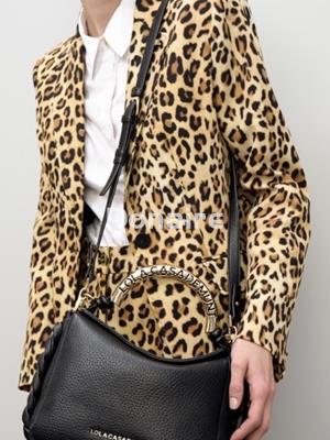 Bolso bandolera 1981 negro Lola Casademunt - Imagen 2