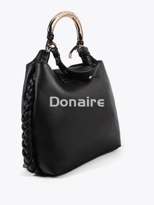 Bolso shopper 1981 negro Lola Casademunt - Imagen 2