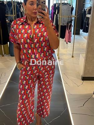 Camisa estampada logotipada multicolor Maite - Imagen 2