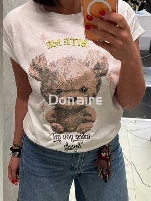 Camiseta oso strass BSB - Imagen 2