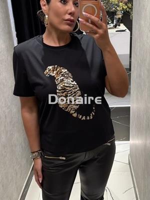 Camiseta tigre lentejuelas Lola Casademunt - Imagen 2