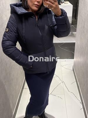 Cazadora corta entallada azul marino Lola Casademunt - Imagen 2