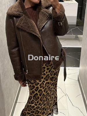 Cazadora doble faz marrón Dixie - Imagen 2