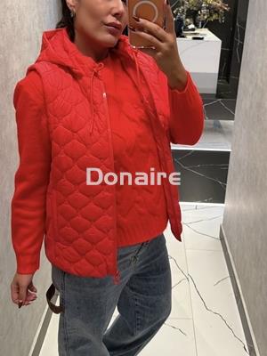 Chaleco rojo guateado WNT - Imagen 2