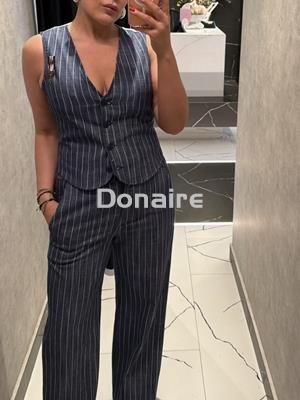 Chaleco vaquero raya diplomática PHARD - Imagen 2