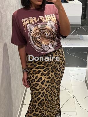 Falda lencera animal print Open - Imagen 2