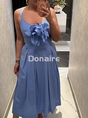 Falda rayas azul Dixie - Imagen 2