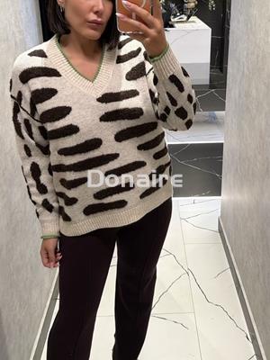 Jersey beige manchas marrones WNT - Imagen 2