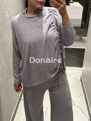 Jersey gris frunce Lolita - Imagen 2