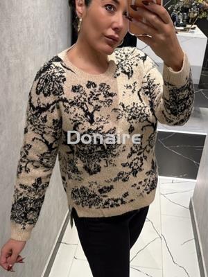 Jersey jacquard floral NKN - Imagen 2