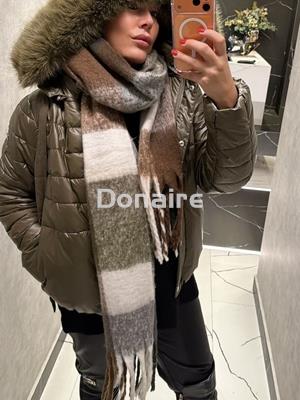 Maxi bufanda cuadros BSB - Imagen 2