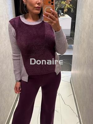 Pantalón de punto morado WNT - Imagen 1