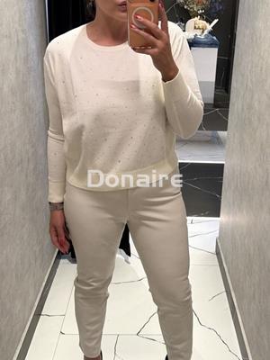 Pantalón efecto piel crudo Koralline - Imagen 2