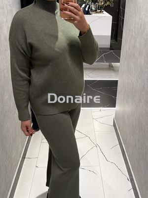 Pantalón kaki punto estilo culotte Phard - Imagen 2