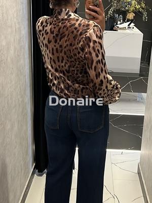 Pantalón vaquero con vuelta lavado oscuro OPEN - Imagen 2