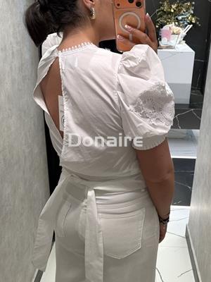 Top blanco guipour BSB - Imagen 2