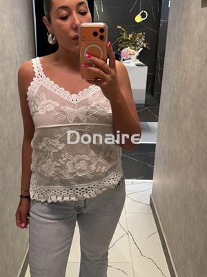 Top crochet blanco Koralline - Imagen 2
