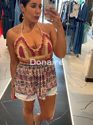 Top halter combinado crochet Nüd- NKN - Imagen 2