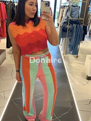 Top punto forma de ondas multicolor Lez a Lez - Imagen 2