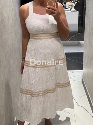 Vestido calado con motivos paisley NKN - Imagen 2