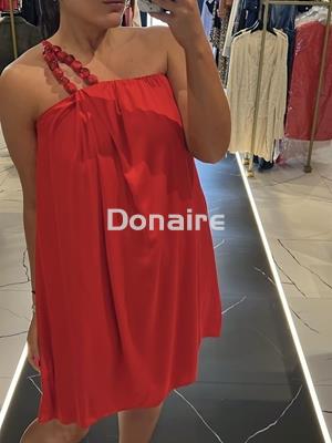 Vestido corto rojo Lez a Lez - Imagen 2