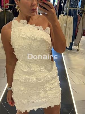 Vestido cut out tejido relieve L’CECCI - Imagen 2