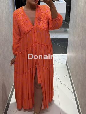 Vestido largo con vuelo Lola Casademunt - Imagen 2