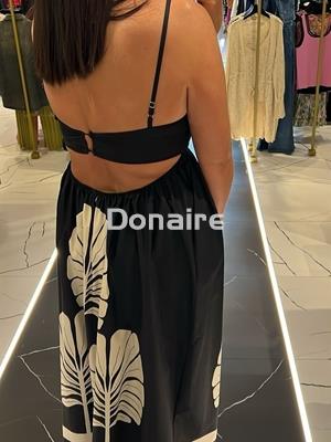 Vestido largo hojas Dixie - Imagen 2