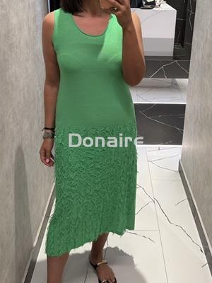 Vestido punto verde WNT - Imagen 2